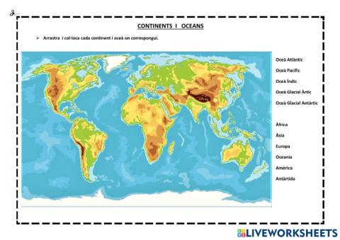 Continents i oceans