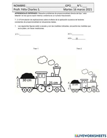 FICHA 1- C-7.3.1 Proporcionalidad Directa