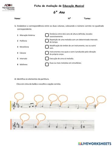 3ª UNIDADE 6ºAno