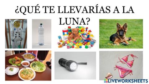 ¿Qué te llevarías a la Luna?