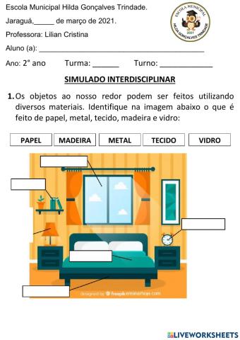 Simulado Interdisciplinar