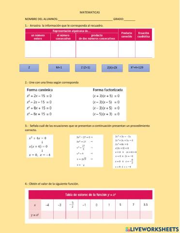 Repaso de matematicas