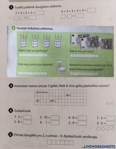 Daugyba iš 0,1,2,3,10 (2)