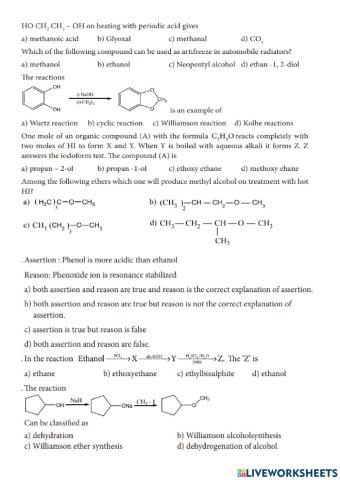 Chemistry Unit -11 Hydroxy.....