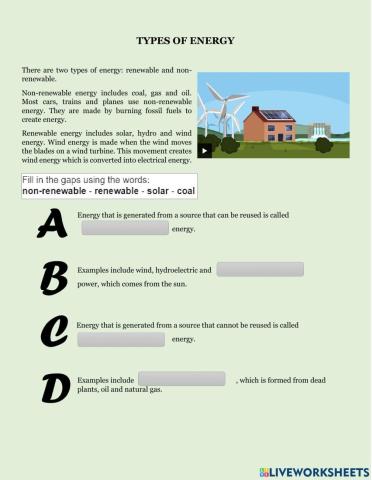 Types of energy