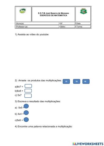 Multiplicação 2