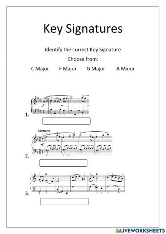 Key Signatures