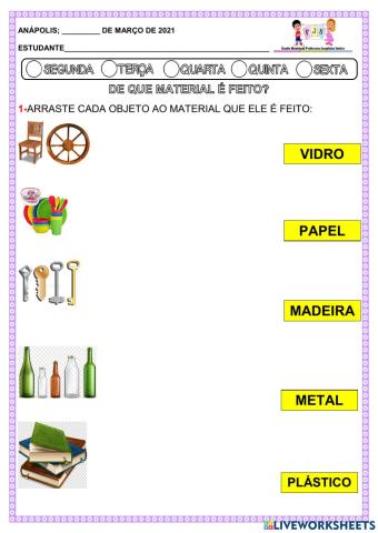 Tipos de materiais