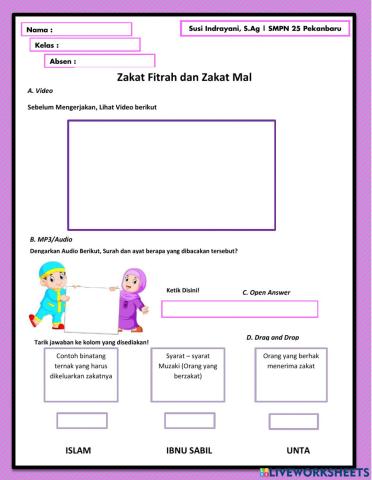 Zakat FItrah dan Mal