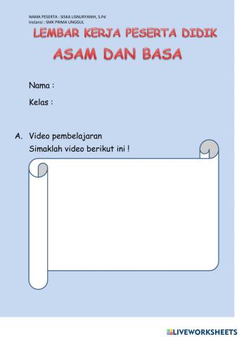 Lkpd asam basa