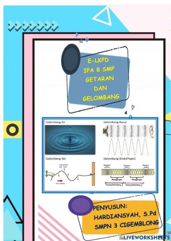 E-lkpd getaran dan gelombang