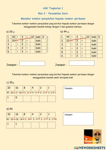 Bab 2 : Perwakilan Data