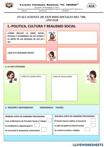 Estudios sociales