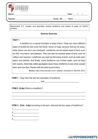 Landforms