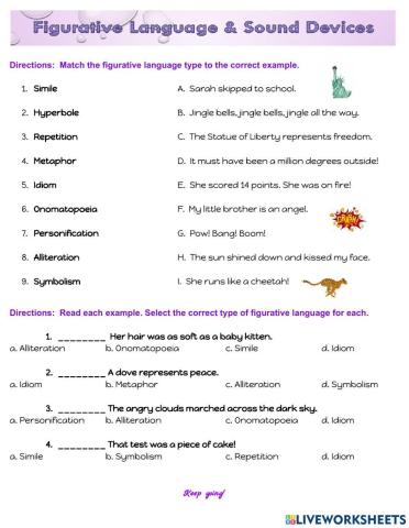 Figurative Language and Sound Devices