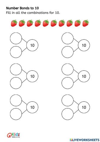 Number Bonds to 10