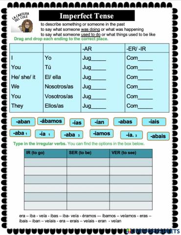 Imperfect tense