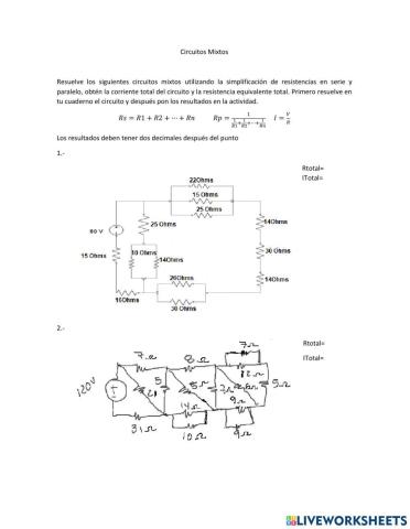 Circuitos mixtos