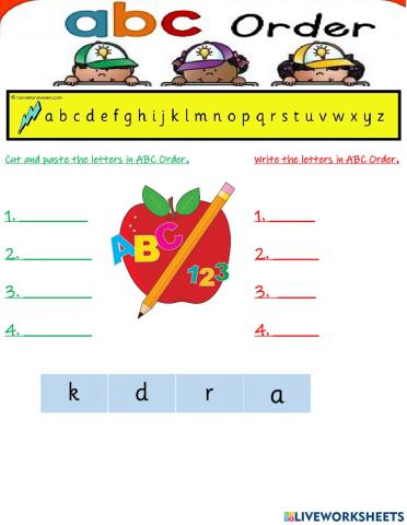 Abc order 2