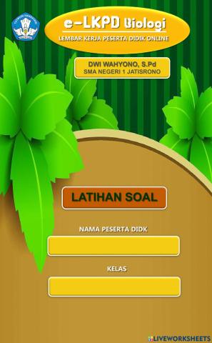 Lkpd latihan soal ujian sekolah