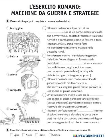 Macchine da guerra e strategie