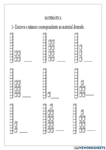 Quantidade do 11 a 19