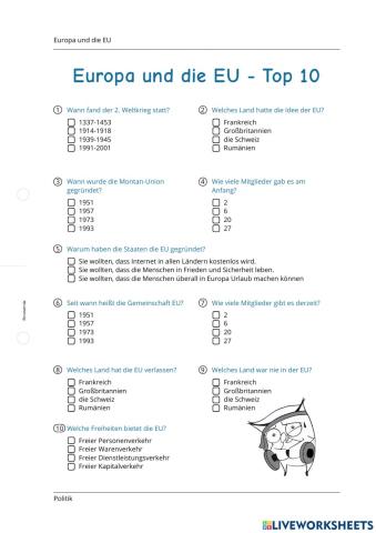 Europa und die EU