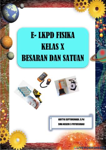 E-lkpd Besaran dan Satuan