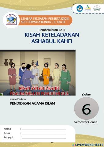 LKPD Kisah Keteladanan Ashabul Kahfi