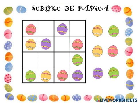 Sudoku pasqua