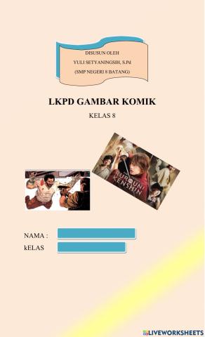 Gambar komik( latihan LKPD)