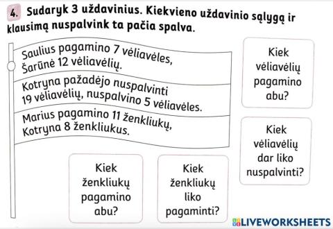 Tekstiniai uždaviniai