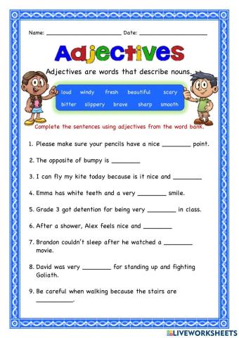 Adjectives