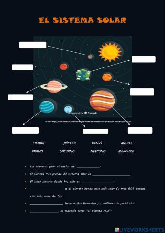 El sistema solar