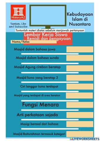 Masjid sebagai akulturasi islam di nusantara