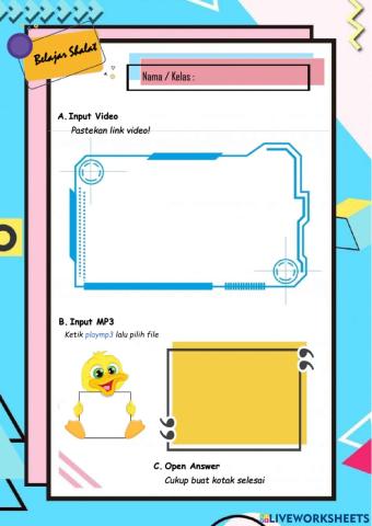 Latihan Agama Islam Kelas 5 Tunagrahita