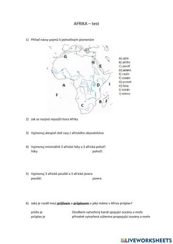 Afrika test