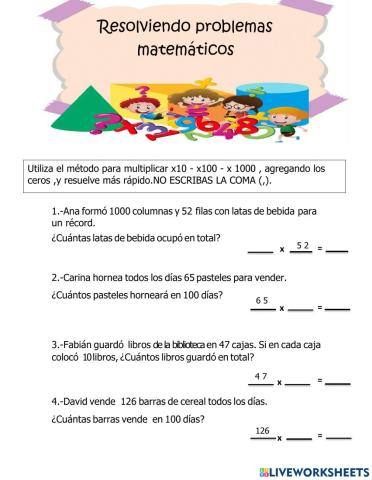 Multiplicaciones