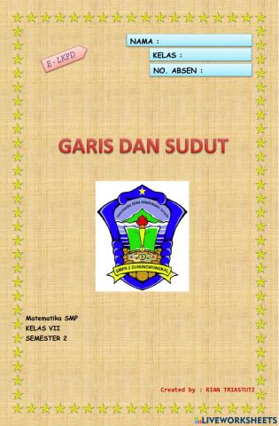 Lkpd garis dan sudut