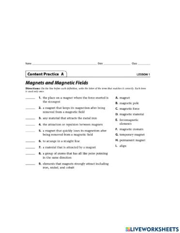 Ch14Lesson1 Content Practice