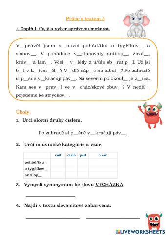 Práce s textem 3