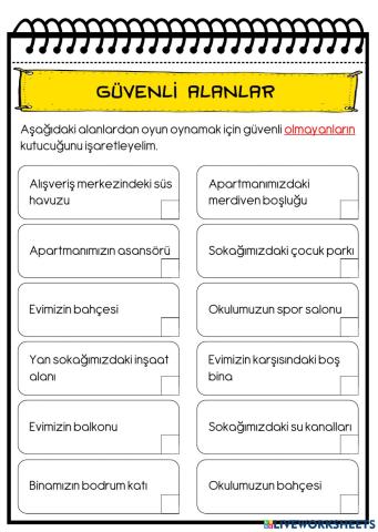 Güvenli Alanlar