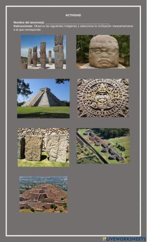 Culturas mesoamericanas