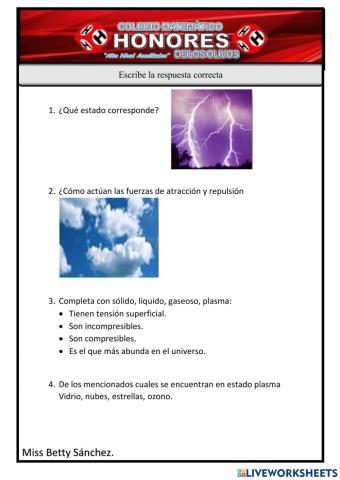 Estados de la materia