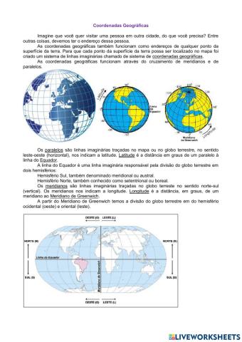 Coordenadas Geográficas