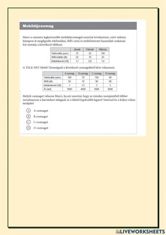 Matematika Kompetencia fejlesztő füzet 2018-19