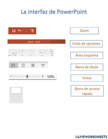 La interfaz de PowerPoint