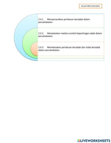 Adab dijaga persahabatan terbela