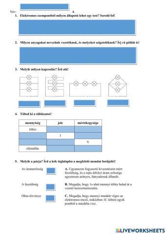 Elektro dolgozat