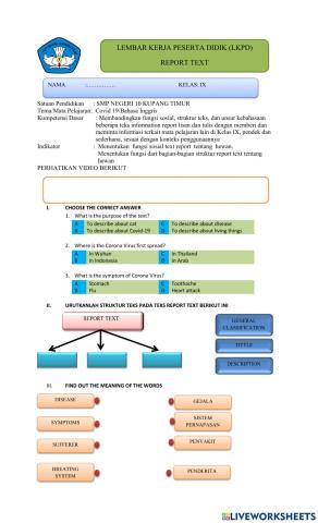LKPD REPORT TEXT